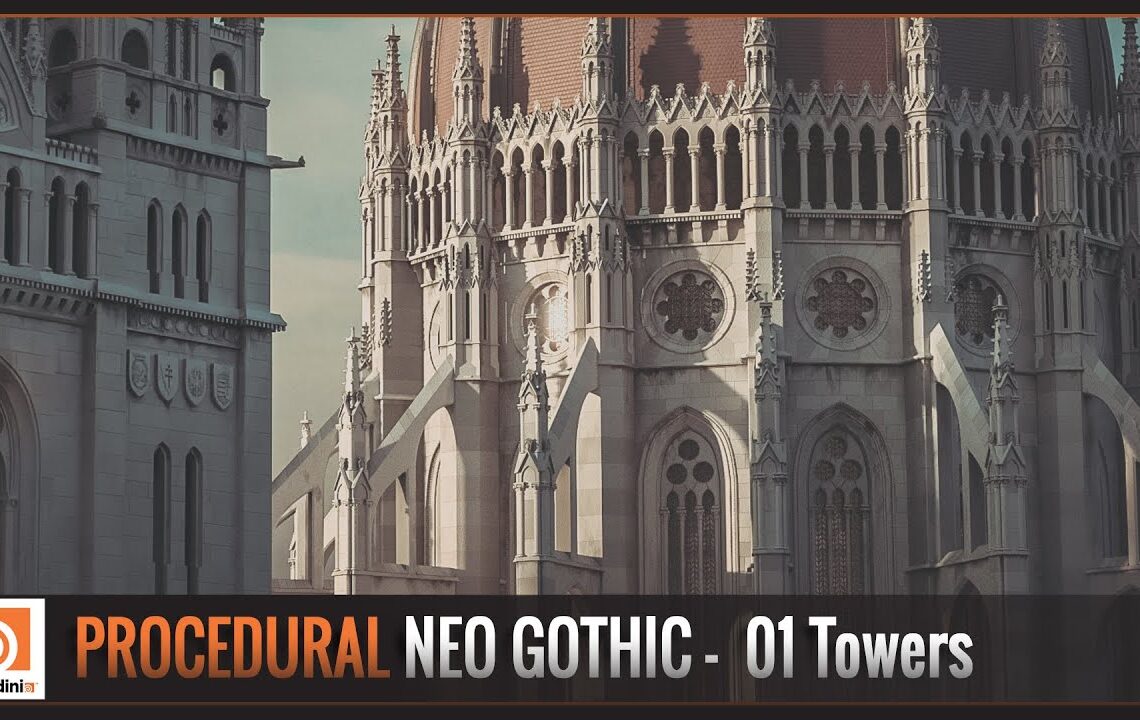 Procedural Neo-gothic architecture with Houdini
