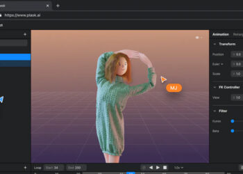 Plask – AI Motion Capture and 3D Animation Tool