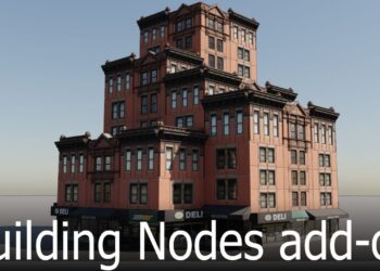 Building Nodes – procedural buildings for Blender