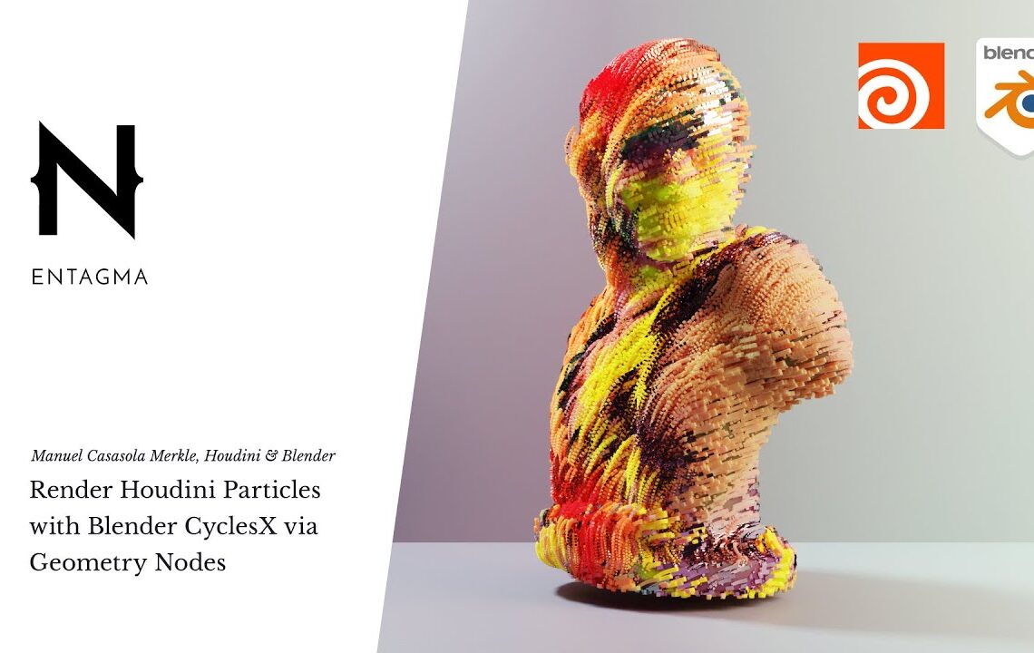 Render Houdini particles in Blender