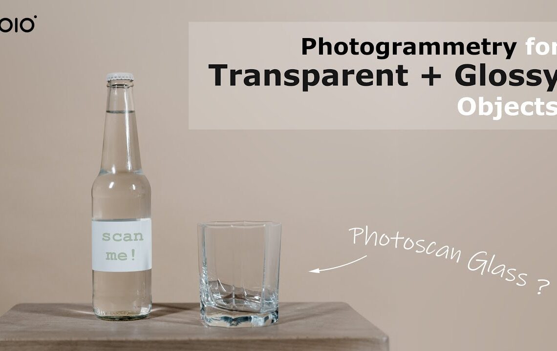 How to photoscan glass and other transparent or glossy objects