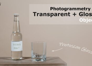 How to photoscan glass and other transparent or glossy objects