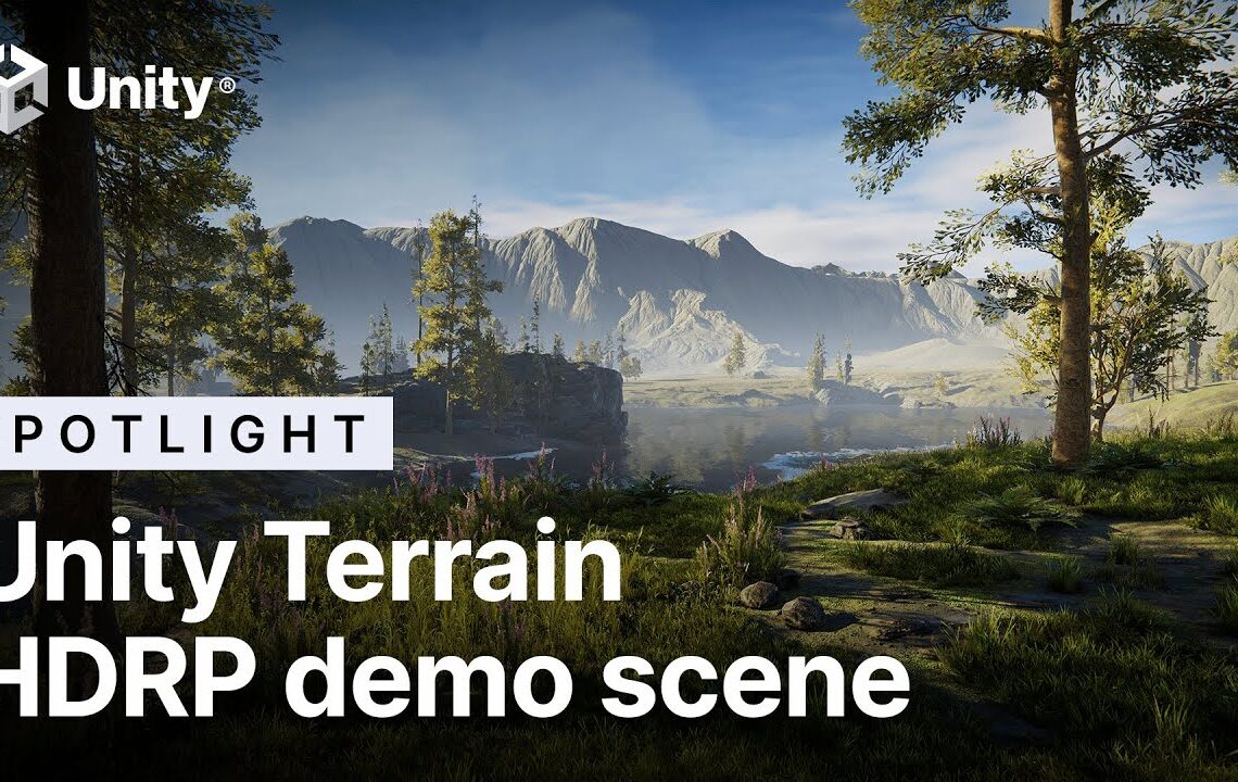 Unity release new terrain HDRP and URP demo scenes
