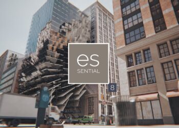 Using Tyflow and 3ds Max to reveal a building in Nvidia Omniverse