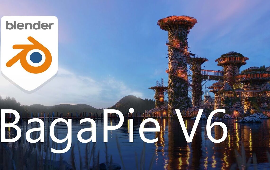 BagaPie 6 – Archviz procedural modelling and scattering for Blender