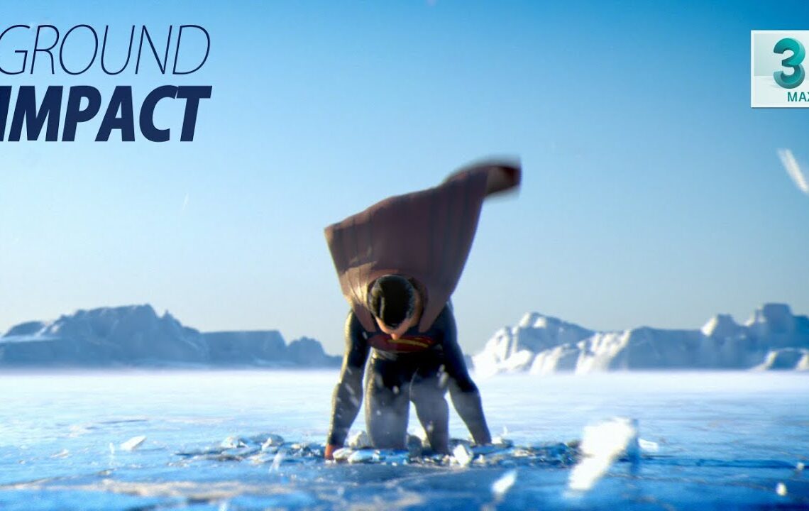 Ground impact tutorial with 3ds Max and Tyflow