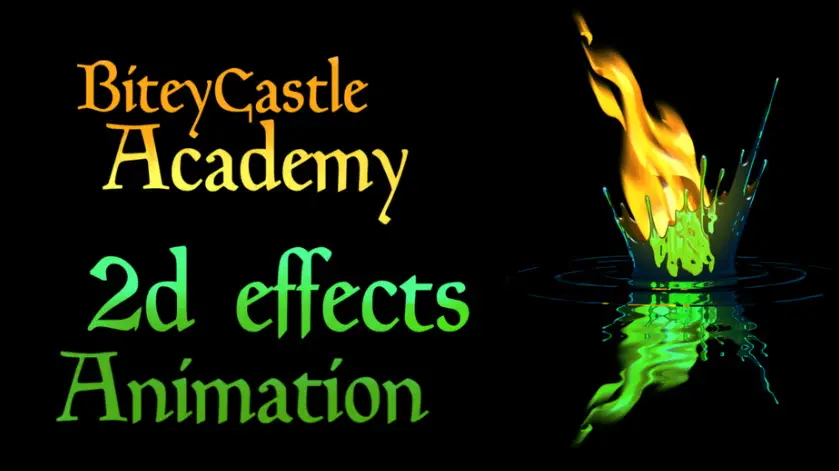 BiteyCastle free 2D FX Animation Course - CGPress