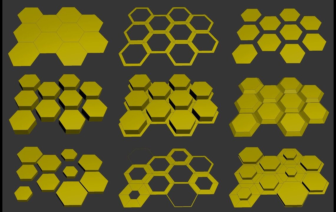Honeycomb Plane plugin for 3ds Max
