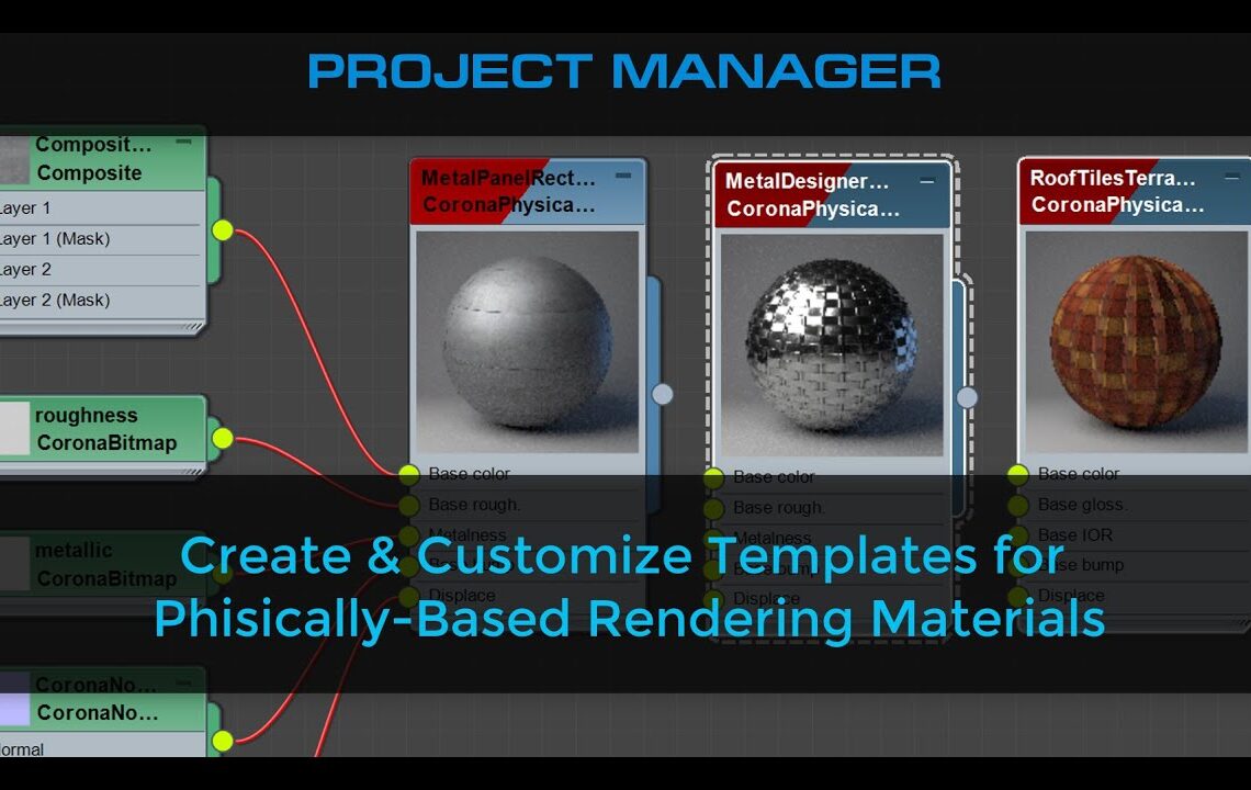 Project Manager updated with simplified PBR material creation