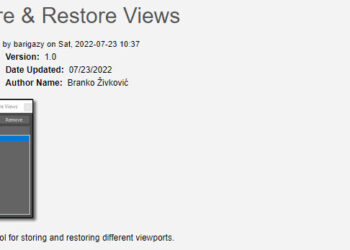 Save & Restore views