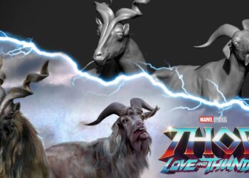 Making of goats in Thor: Love and Thunder