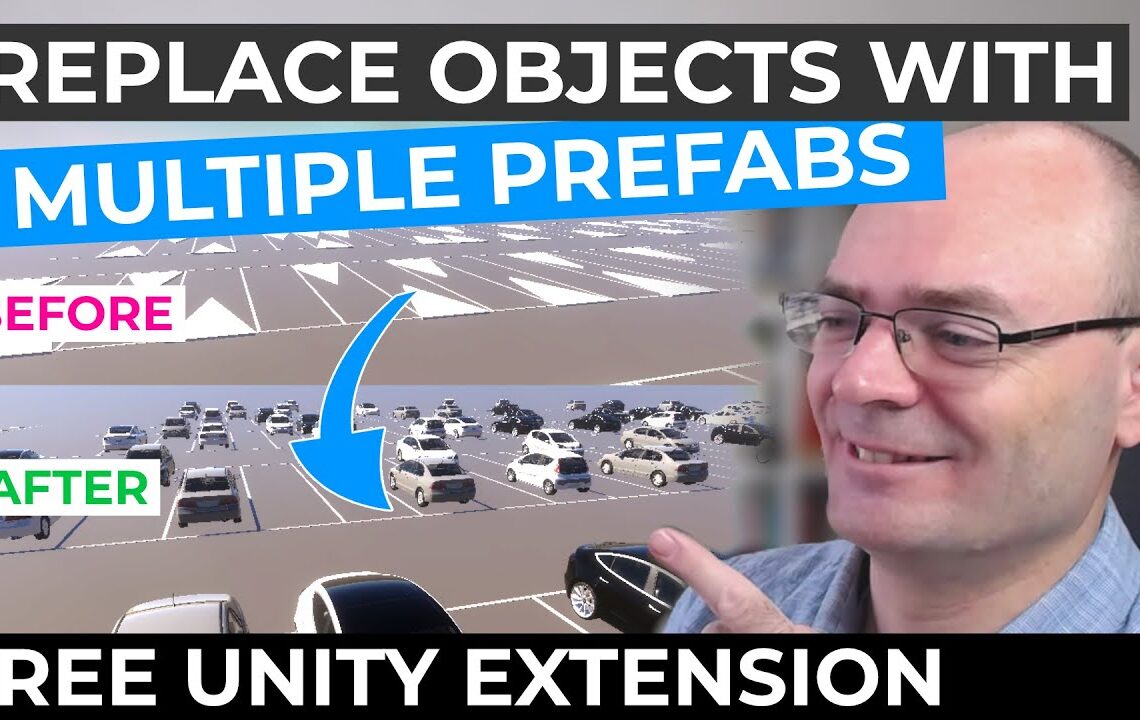 Unity Extension – replace multiple objects with prefabs