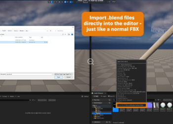 Plugin to import .blend files in Unreal Engine