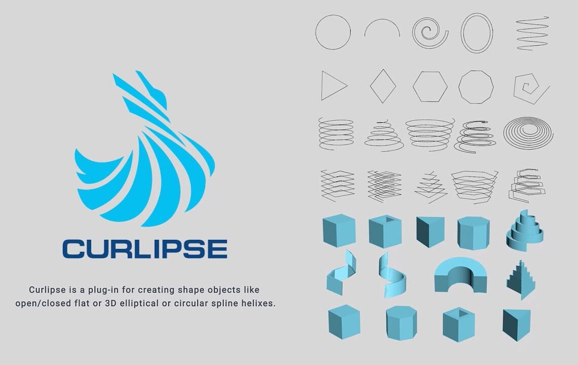 Curlipse spline plugin for 3ds Max
