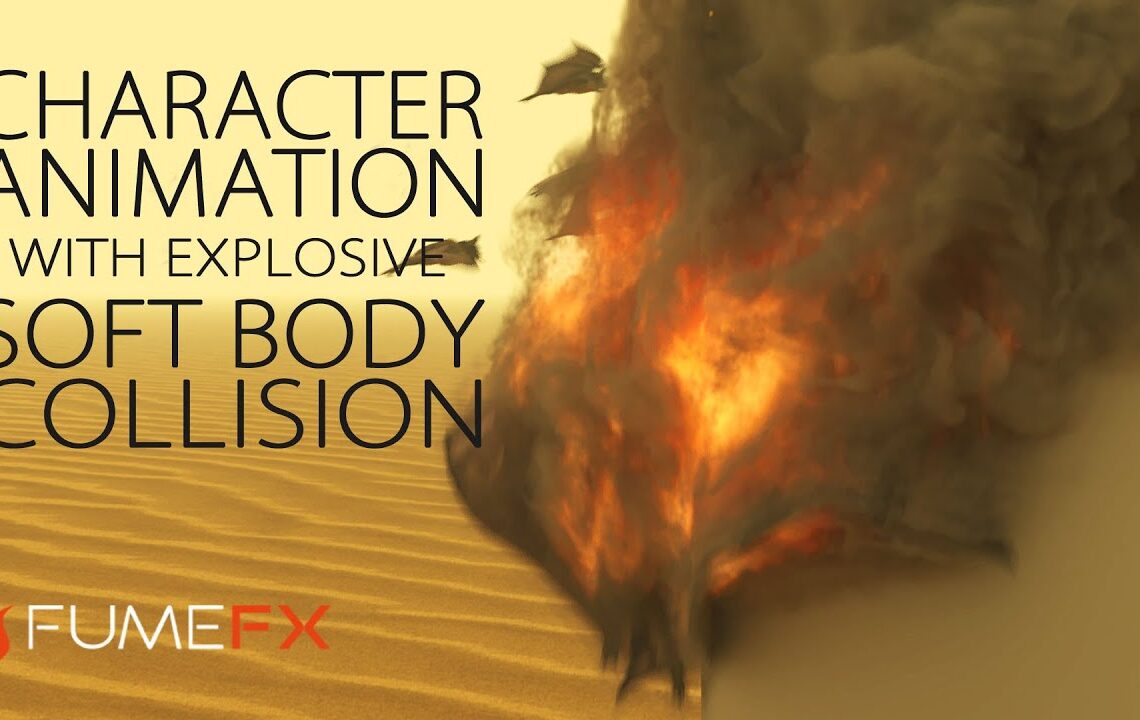 Explosive Soft Body Collision with FumeFX 6