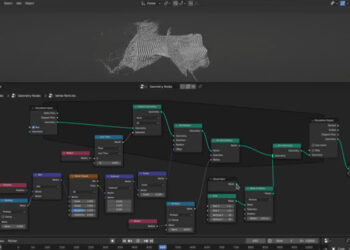 Blender Geometry Nodes gets basic simulation support