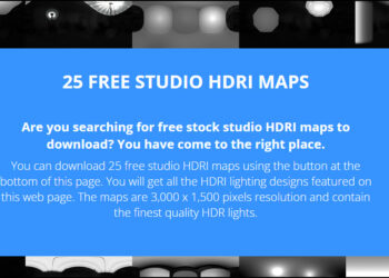 25 free studio HDRI maps