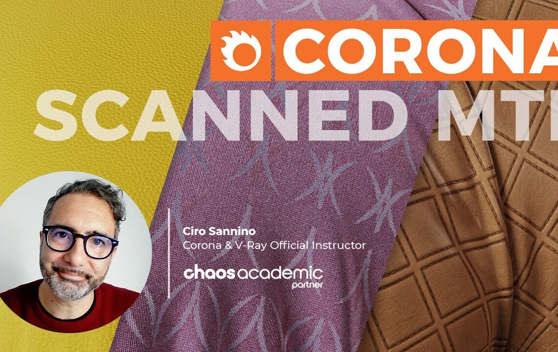 How to use Corona Scanned materials