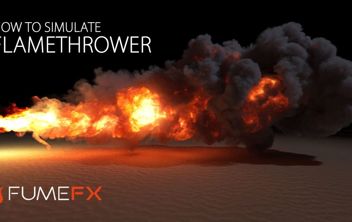 Flamethrower Tutorial with FumeFX 6 for 3ds Max