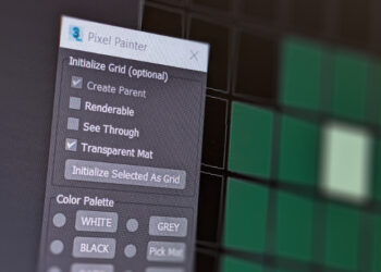 Pixel Painter script for 3ds Max