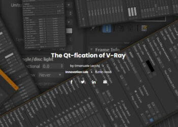 Converting V-Ray’s interface to QT