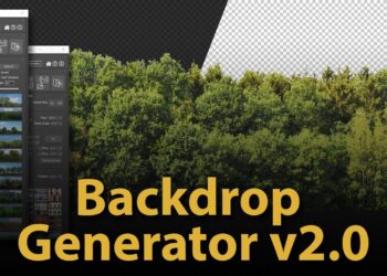 Backdrop generator script for 3ds Max