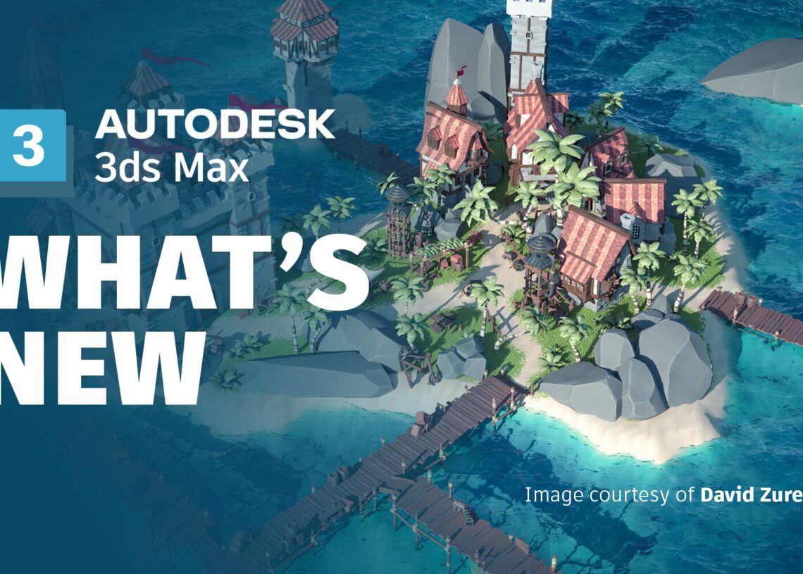 3ds Max 2024.1 released with improved Booleans, Array modifier, Smart Extrude, and much more