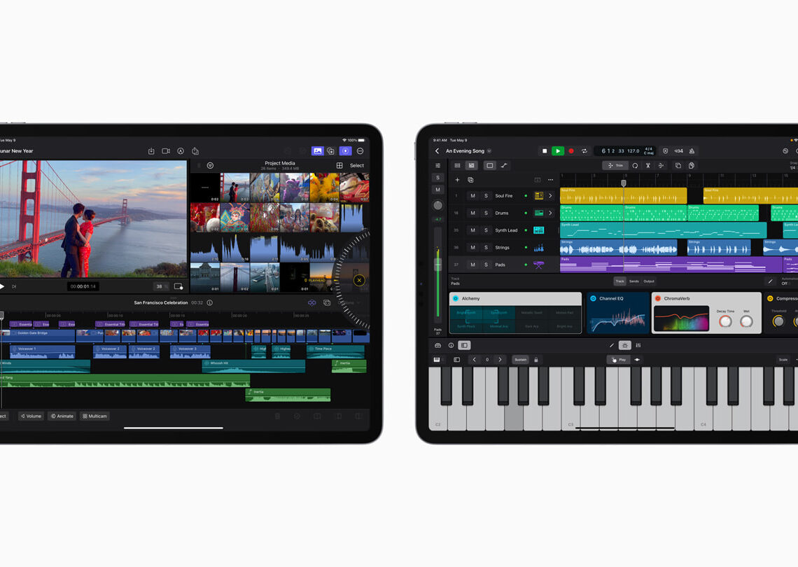 Final Cut Pro and Logic Pro release on iPad