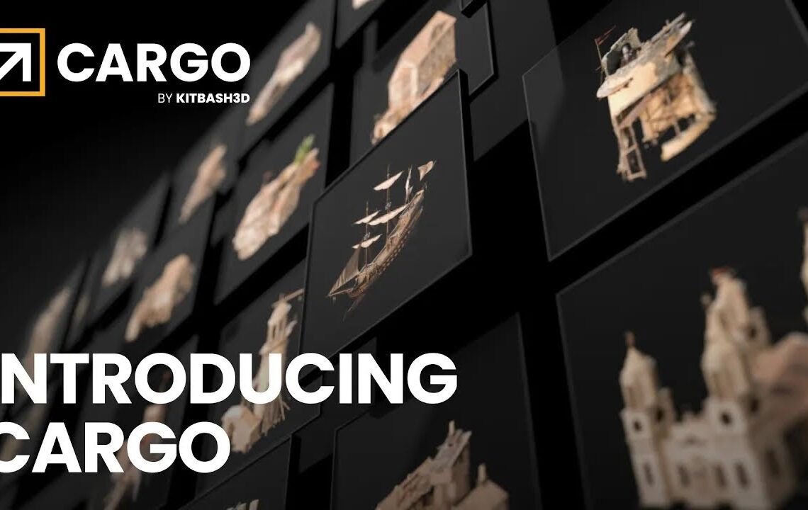 KitBash3D introduces Cargo asset browser and subscription plans