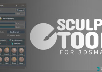 New Sculpt Tool for 3ds Max