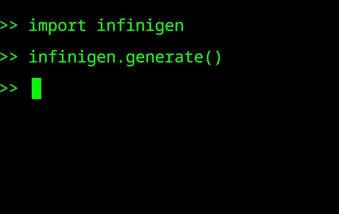 Infinigen – open source tools to generate procedural 3D scenes