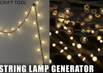 Free Script: String Light Generator for 3ds Max