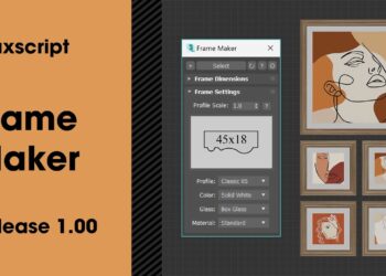Frame Maker script for 3ds Max