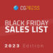 Black Friday / Cyber Monday 2023 CG sales