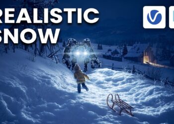Creating realistic snow with V-Ray for 3ds Max