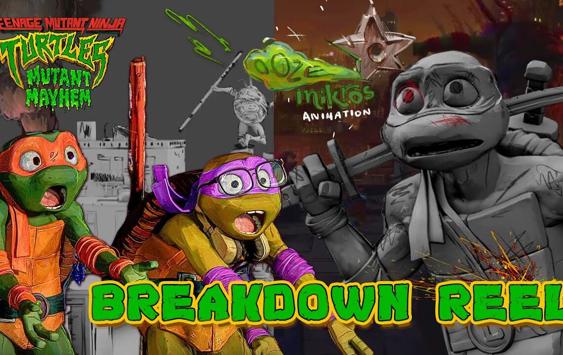 Mikros Animation’s Teenage Mutant Ninja Turtles: Mutant Mayhem breakdown reel