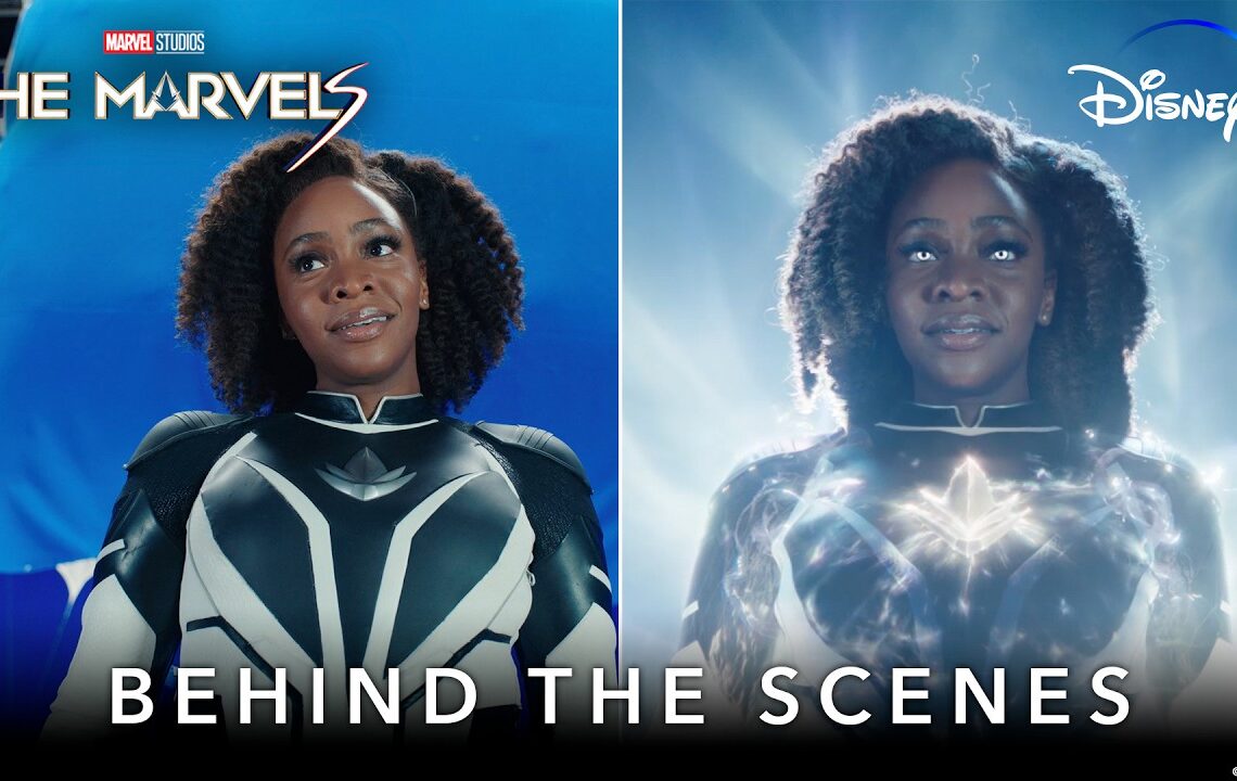 Behind the scenes of The Marvels