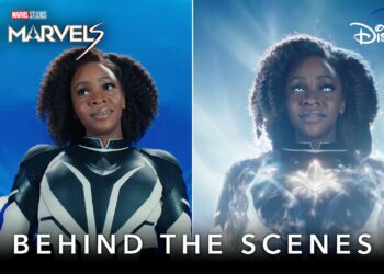 Behind the scenes of The Marvels