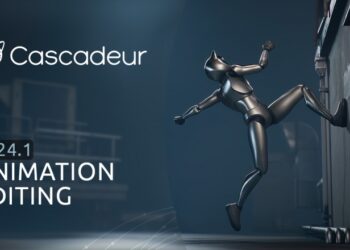 Cascadeur 2024.1 introduces animation unbaking