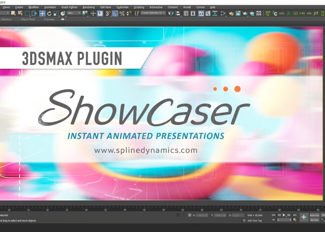 Spline Dynamics releases Showcaser for 3ds Max
