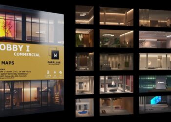 wParallax Lobby collection – create interiors with a single polygon