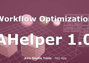 AHelper offers a new interface for interacting with objects in 3ds Max