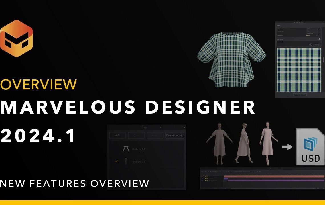 Marvelous Designer 2024.1 introduces new AI features