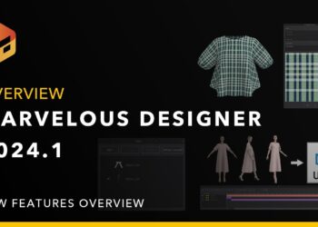 Marvelous Designer 2024.1 introduces new AI features
