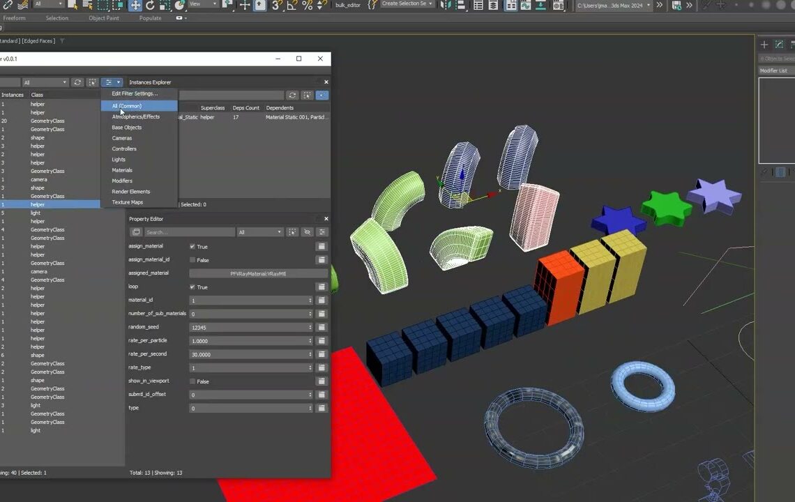 Batch Editor for 3ds Max