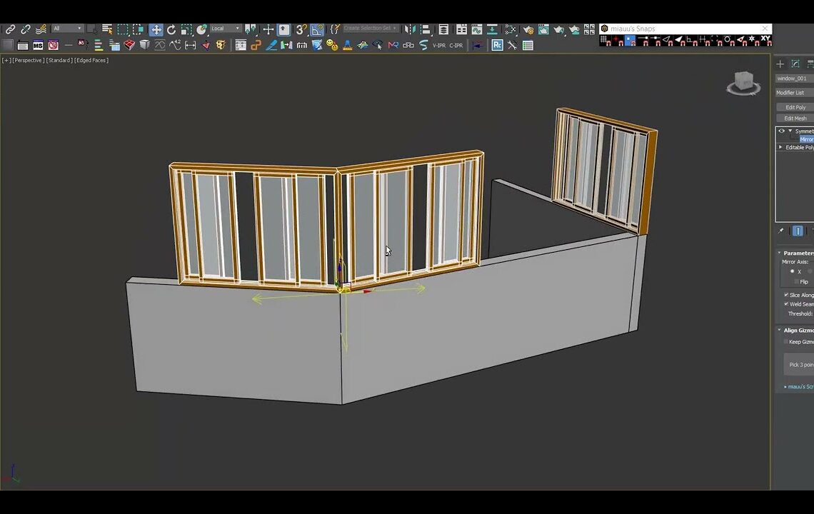 Modifiers Gizmo Align script for 3ds Max