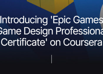 Epic Games launches game design professional certificate on Coursera