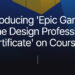 Epic Games launches game design professional certificate on Coursera