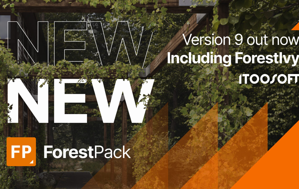 ITOOSOFT releases ForestPack 9 with a new climbing plants plugin