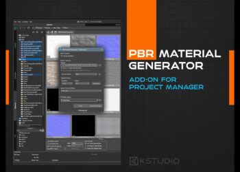 PBR material generator add-on for Project Manager